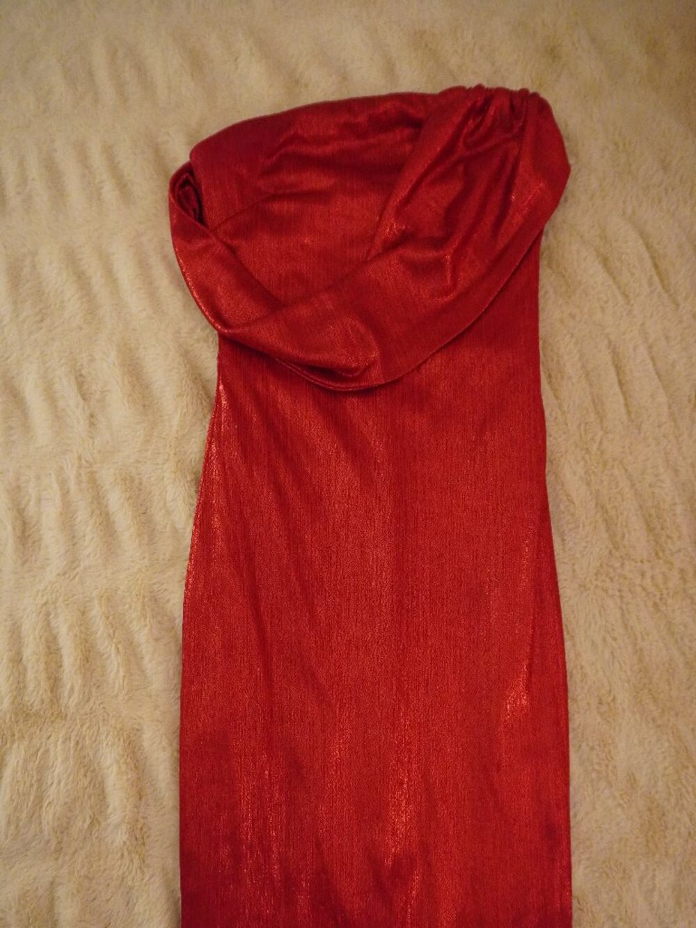 Superdown - Red Shimmer Mini Dress - Revolve Red Mini Dress - Picture 3 of 5